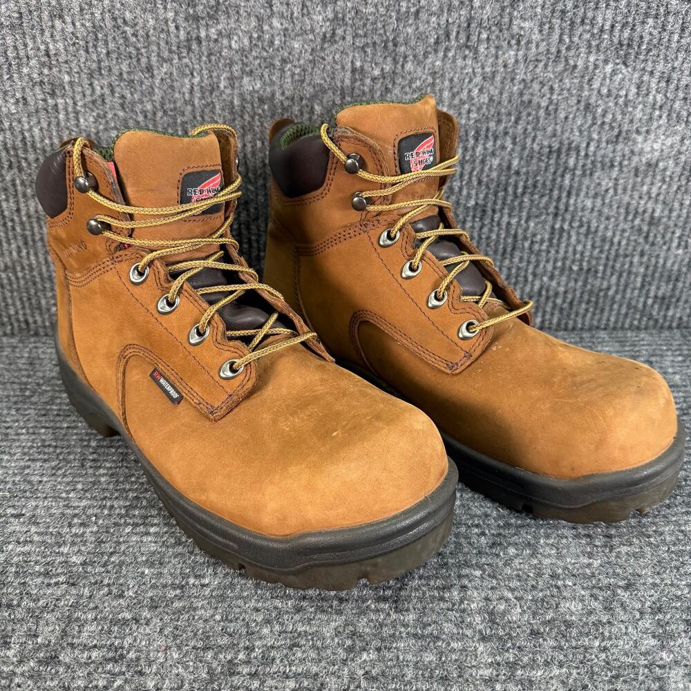 Red Wing 2240 King Toe Waterproof Safety Toe Work Boots Mens 9 D Brown EH